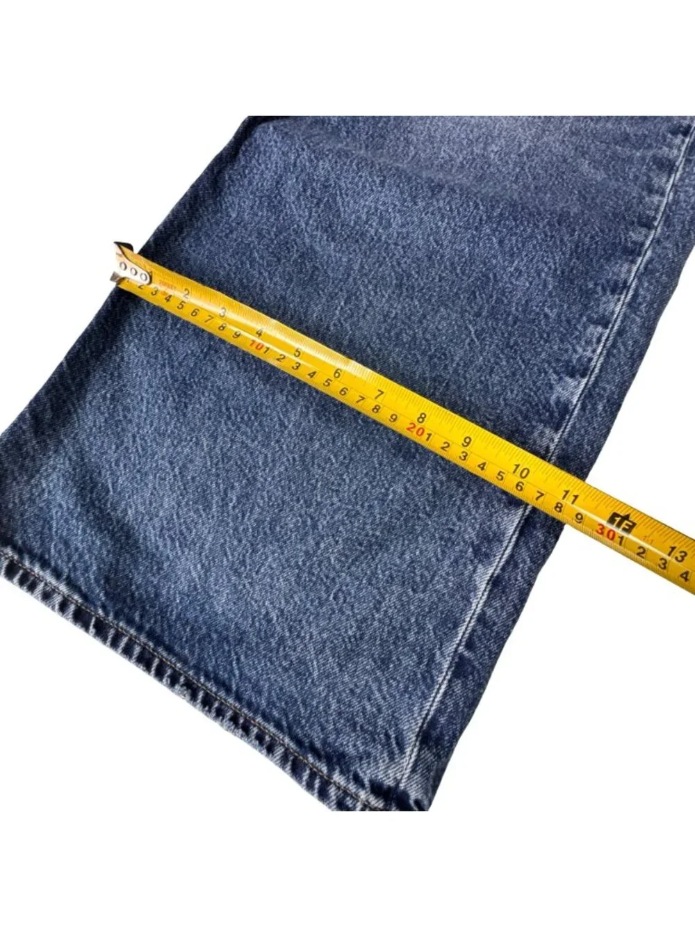Madewell Superwide Leg Jeans Sz 24, High Rise Minimalist Grunge - Picture 11 of 12